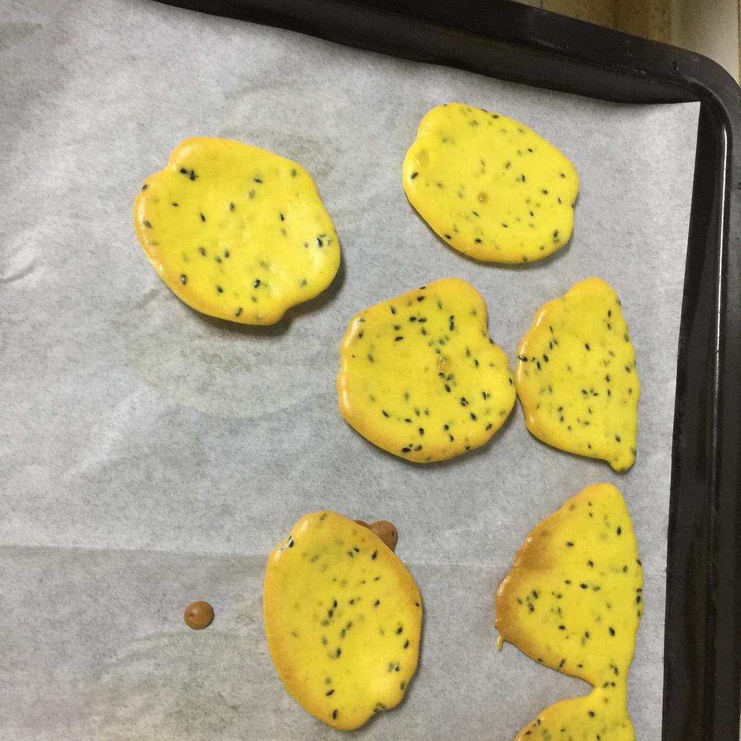 黑芝麻鸡蛋瓦片饼干 真材实料真滋味