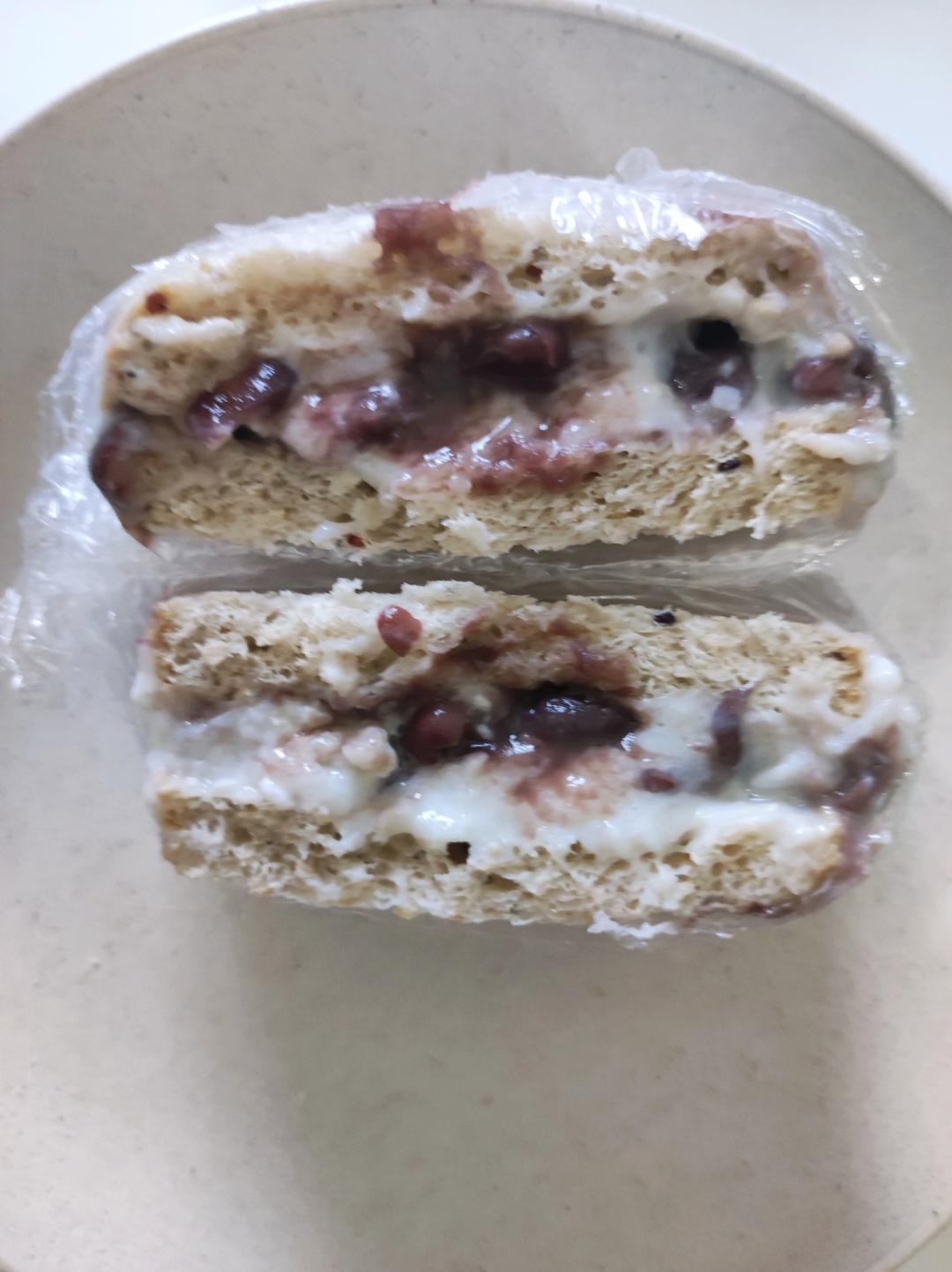 全麦红豆芋泥三明治｜ #Healthybreakfast#