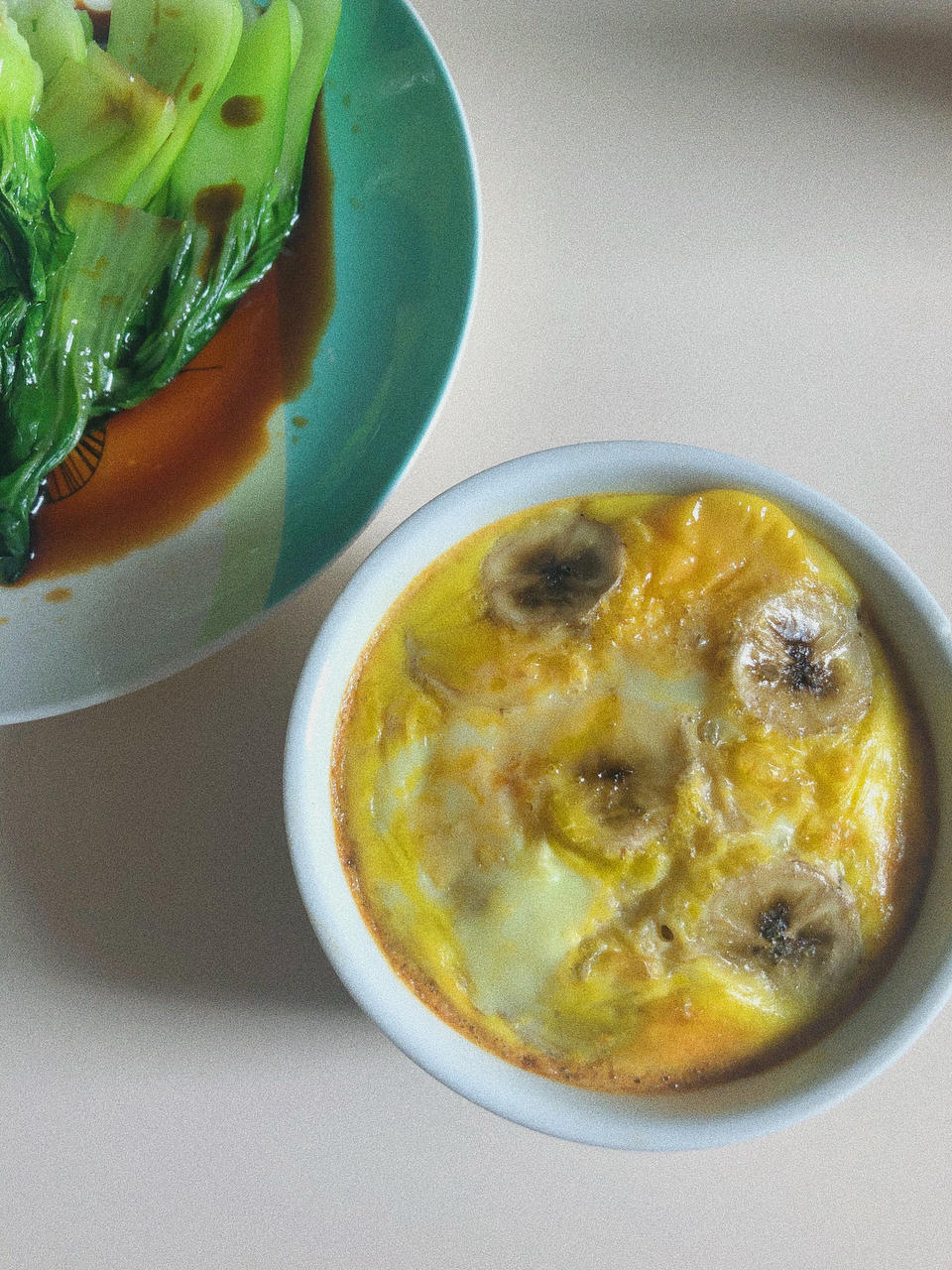 蛋烤香蕉牛奶燕麦片（超强饱腹健康低脂）