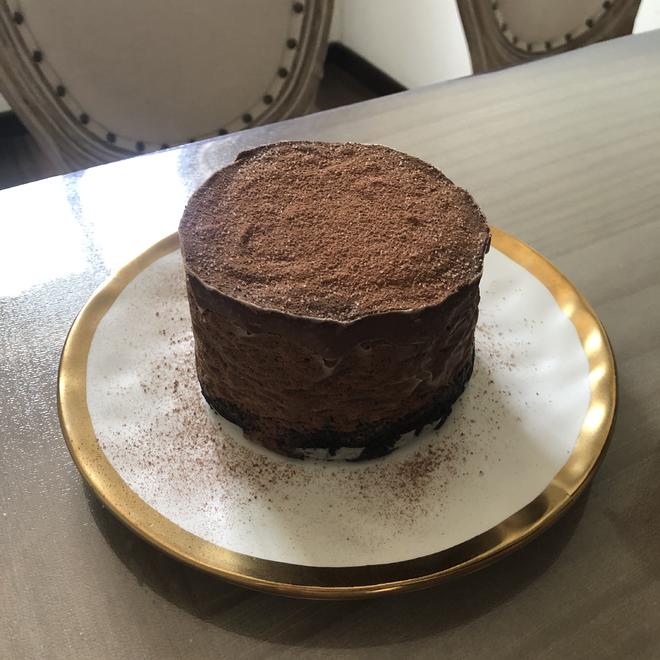 黑巧克力烤乳酪蛋糕的做法