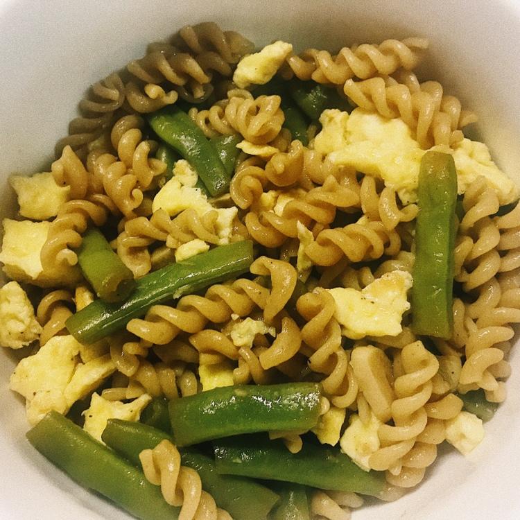 豆角焖意大利面
