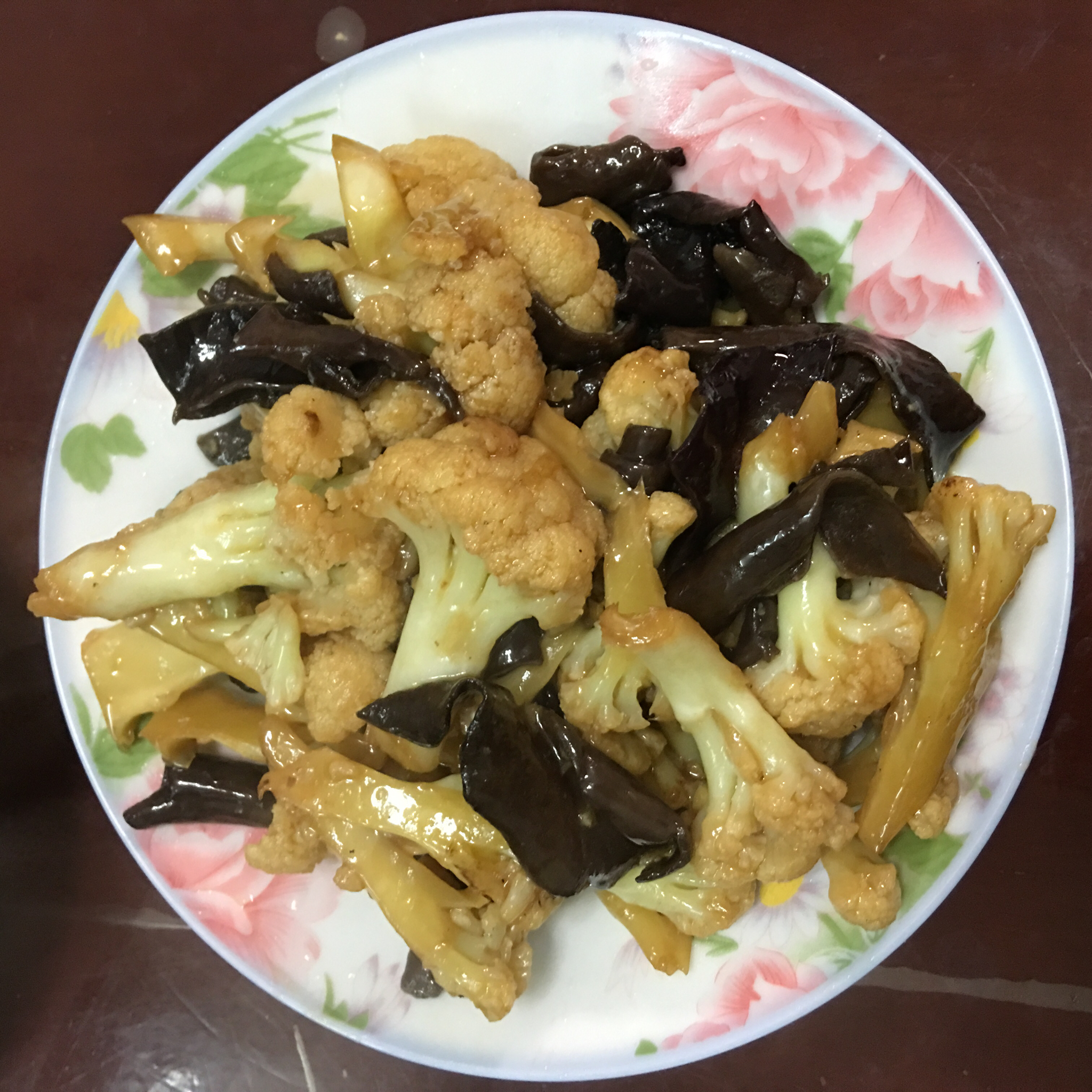 花菜炒木耳