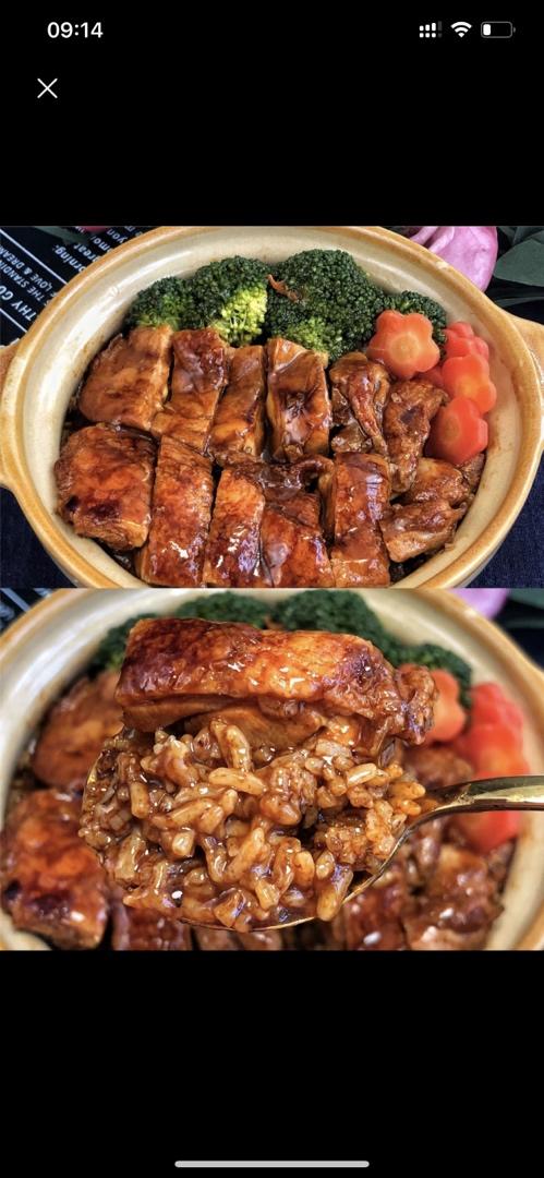 照烧鸡腿饭