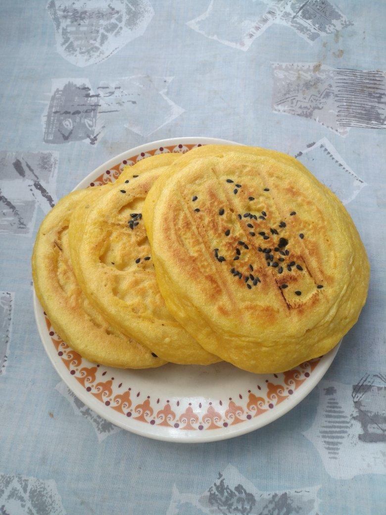玉米面鸡蛋饼