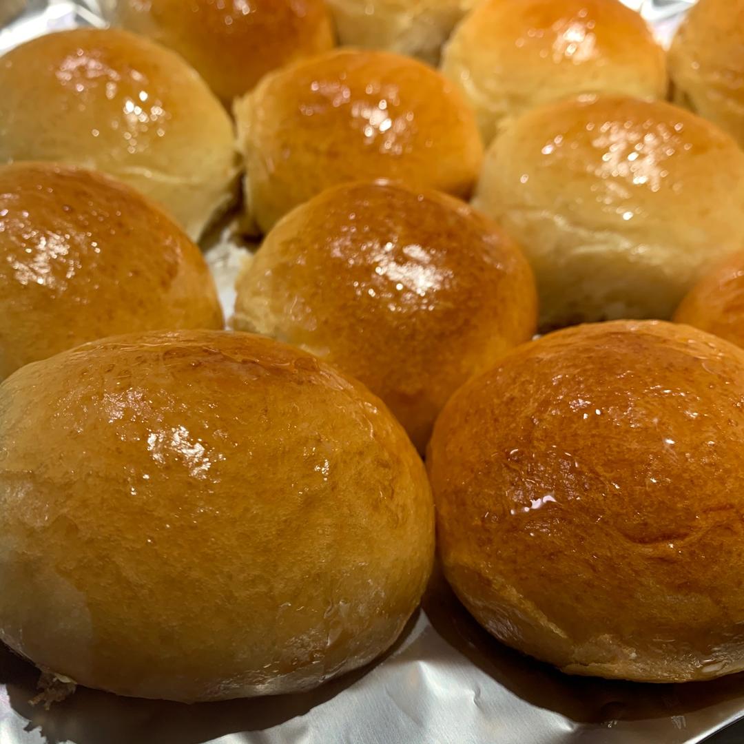 鲜奶油小餐包（一次发酵）