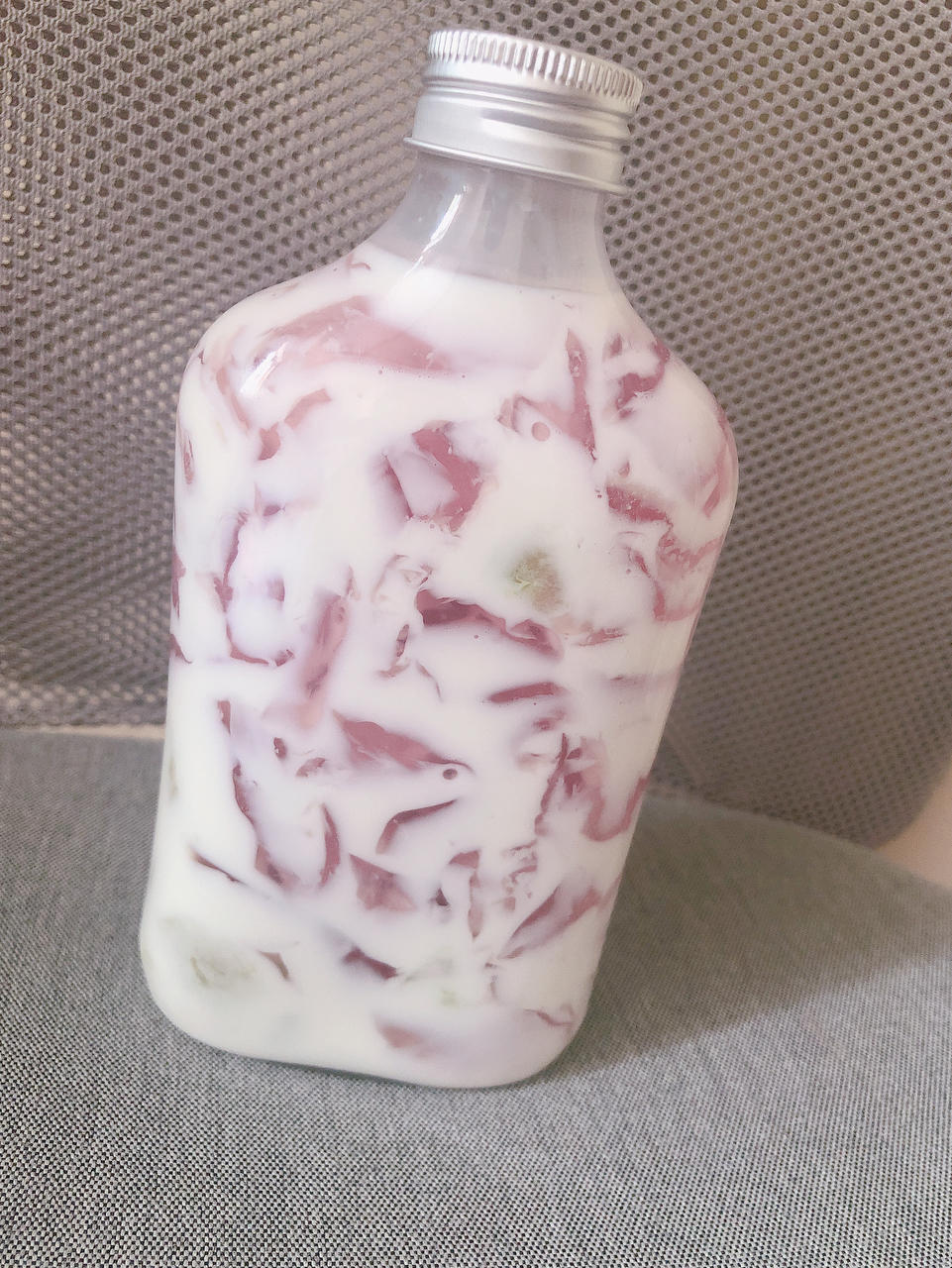 全网超火的葡萄撞奶，做法太简单了