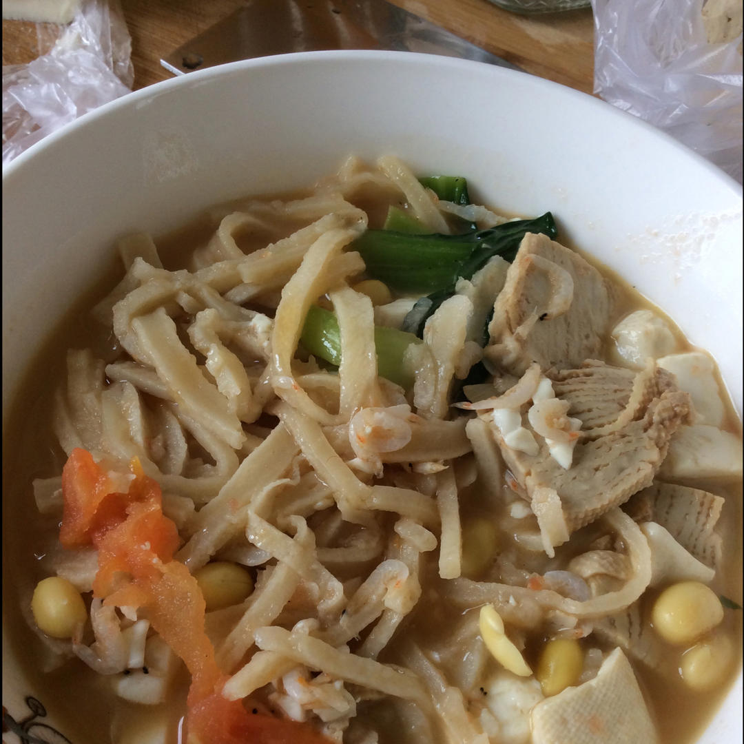 老干妈烩饼丝