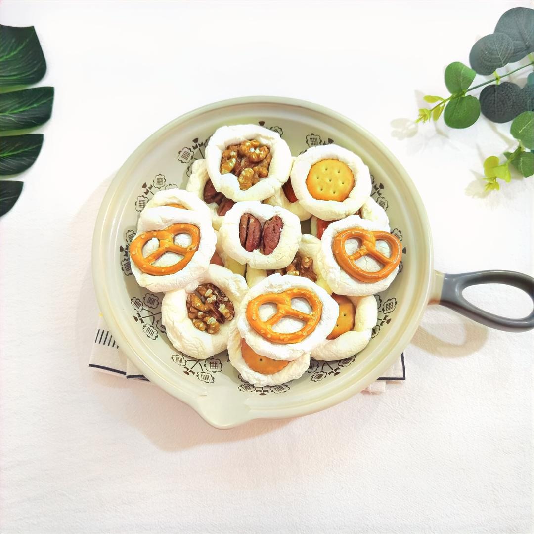 烤棉花糖/高颜值网红棉花糖小饼干的做法