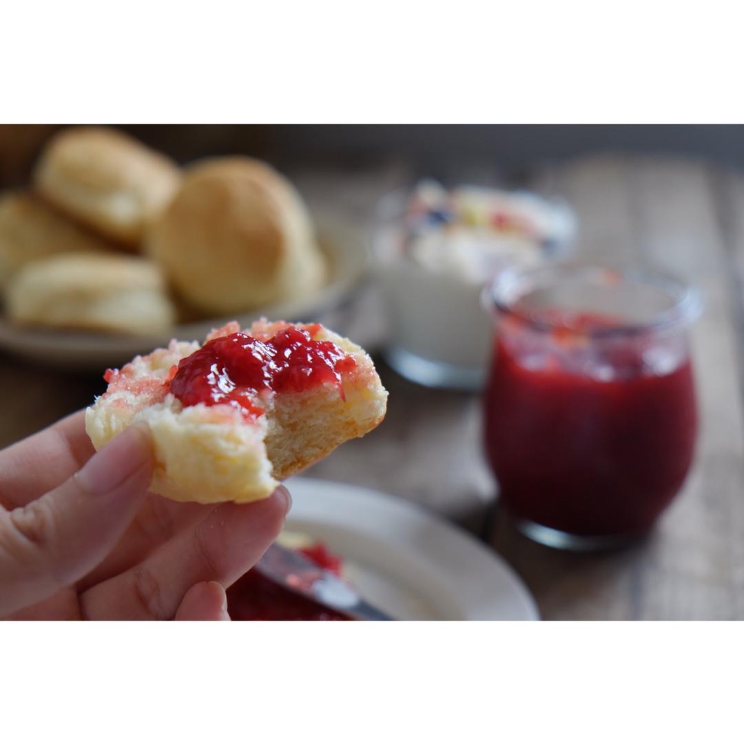 酵母司康饼【视频】