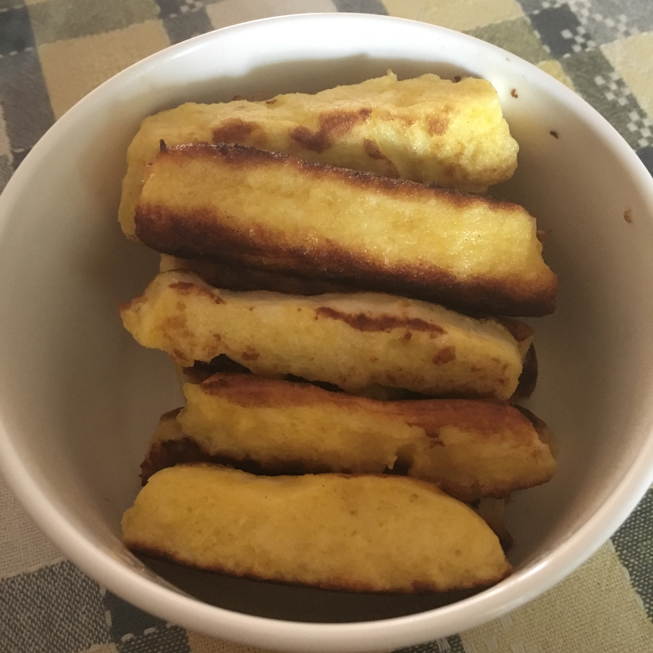 早餐鸡蛋馒头片