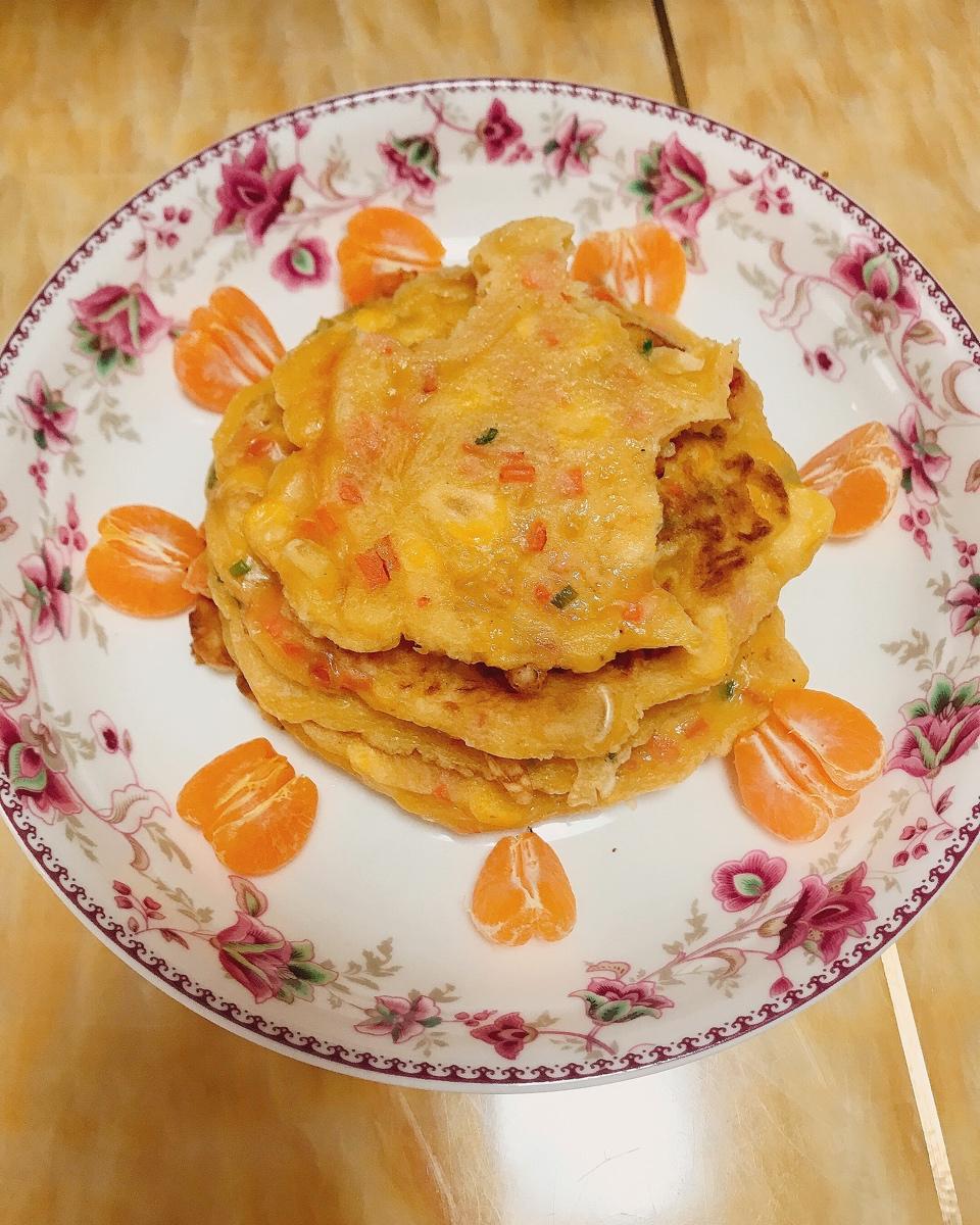 胡萝卜丝玉米饼