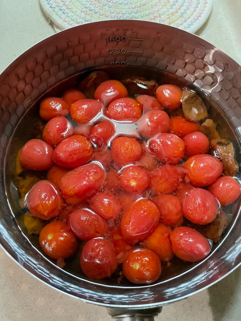 家常版话梅番茄的做法 步骤3