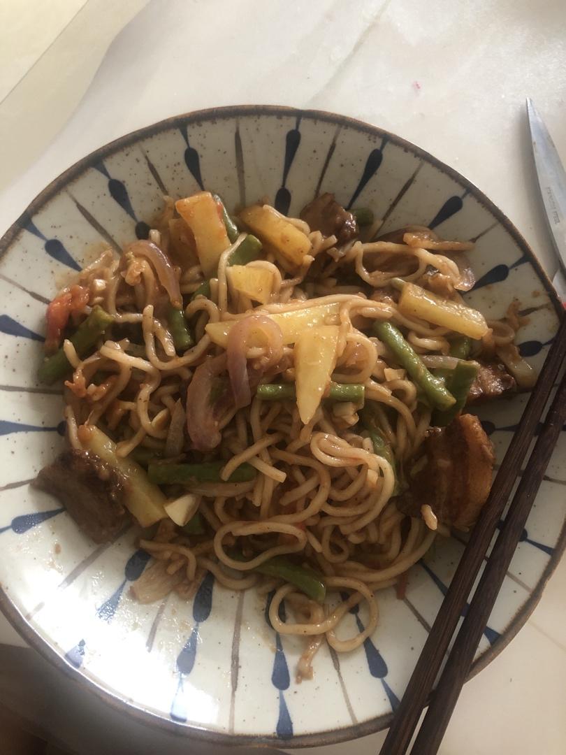 土豆豆角焖面