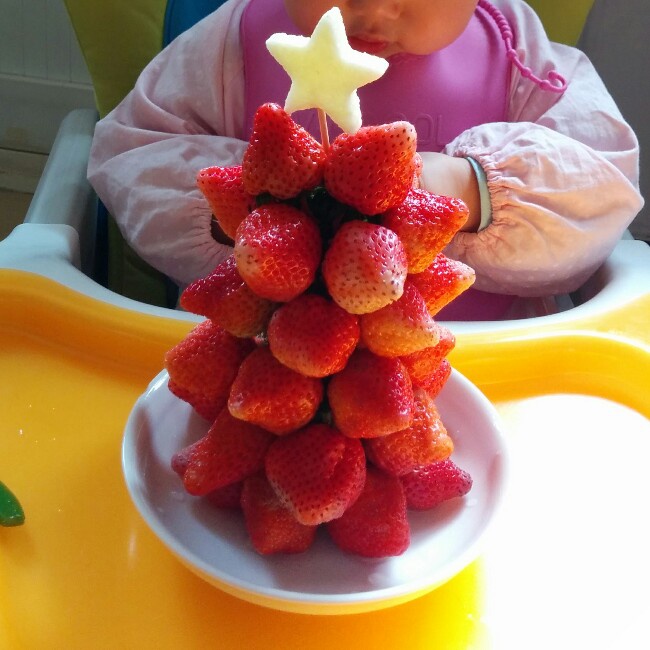 草莓圣诞树。ヾ(*´∀｀*)ﾉ