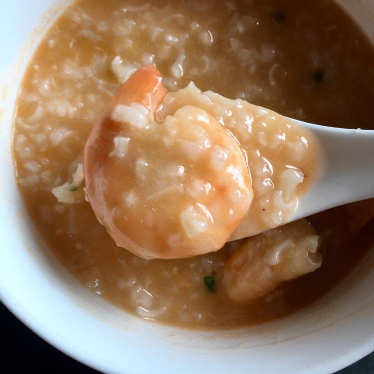 鲜虾砂锅粥