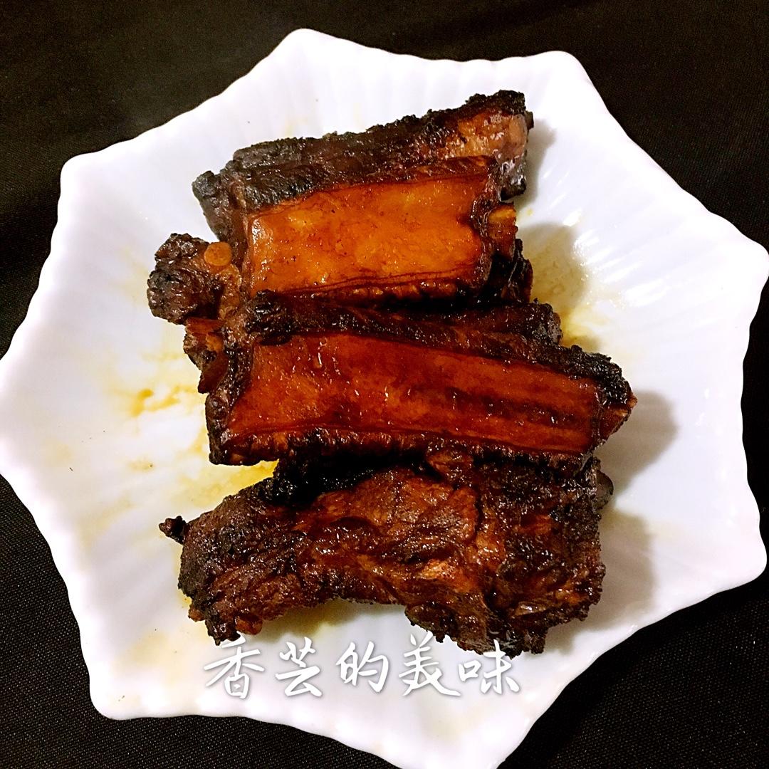 烤箱菜~蜜制蒜香排骨