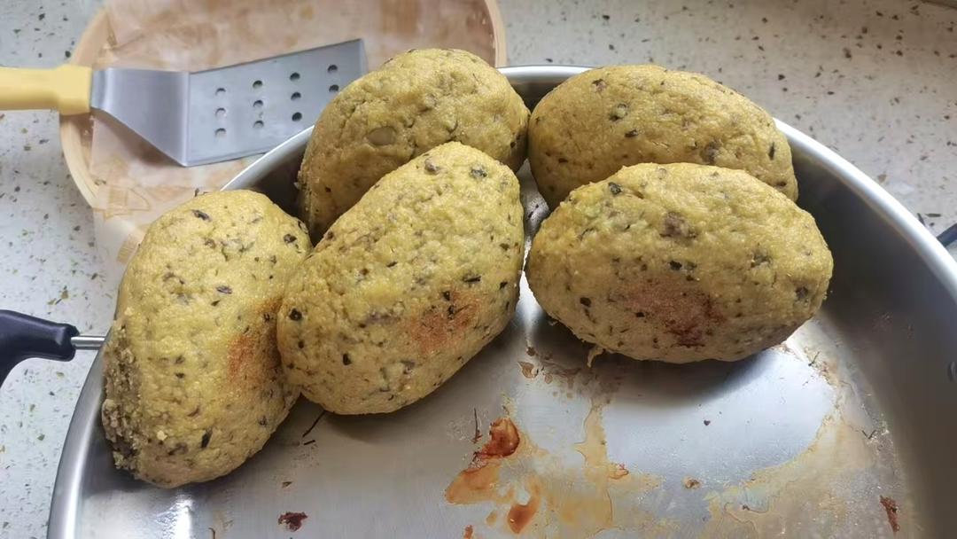 玉米面饼子.片片（豆面版本）