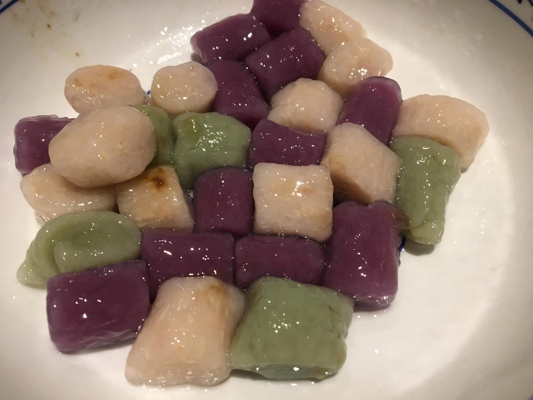 无糖芋圆｜可可、抹茶味