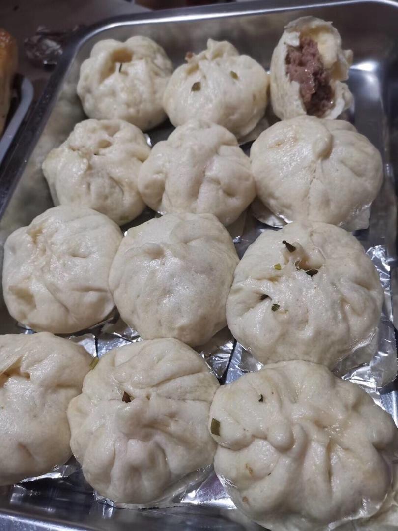 家庭手工肉馅大包子