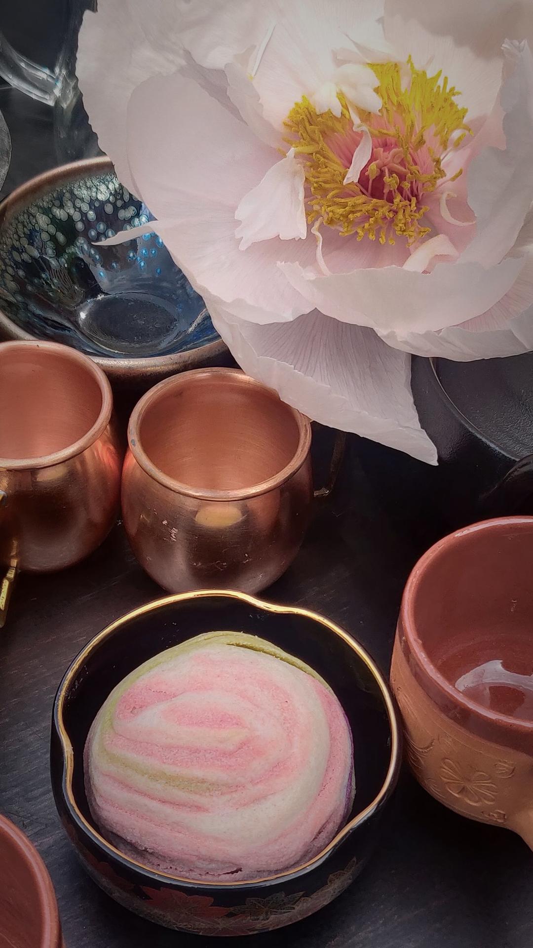 彩虹渐变蛋黄酥（无需揉出膜）