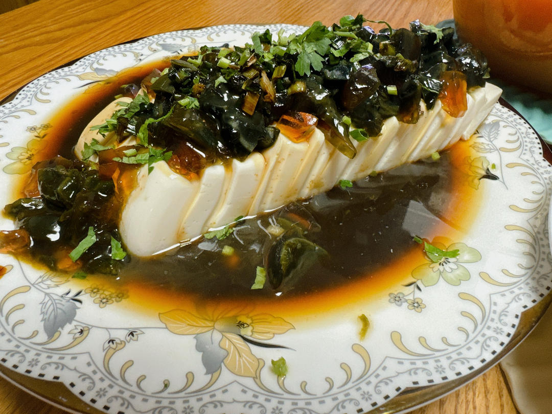 【最佳CP～】凉拌皮蛋豆腐✨