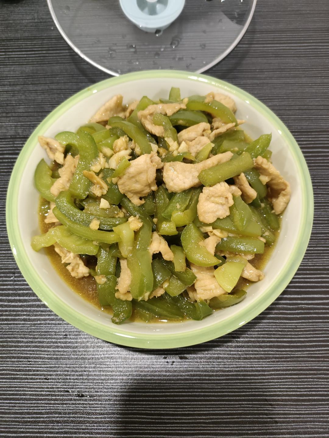 青椒炒肉丝