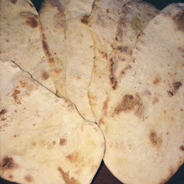 平底锅制印度naan