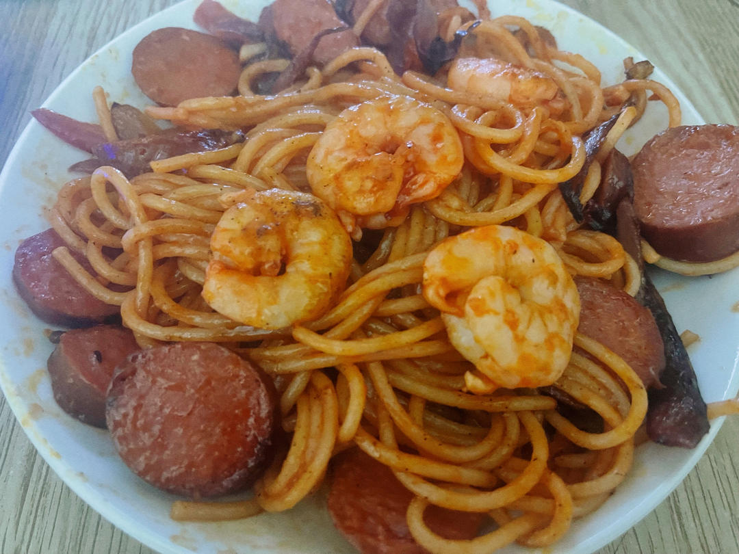 好吃到舔盘🔥那不勒斯风味意面