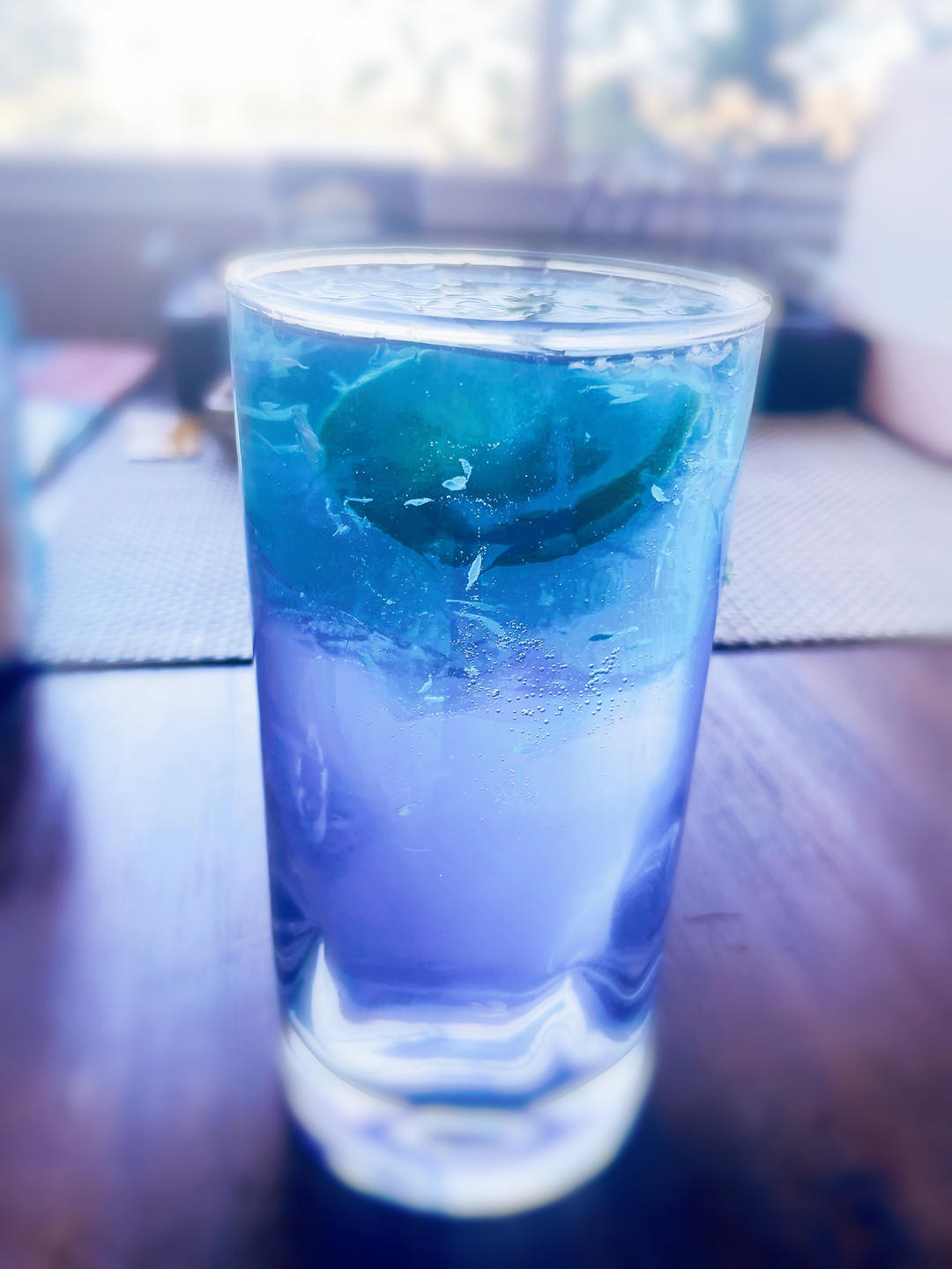 柠檬蝶豆花茶
