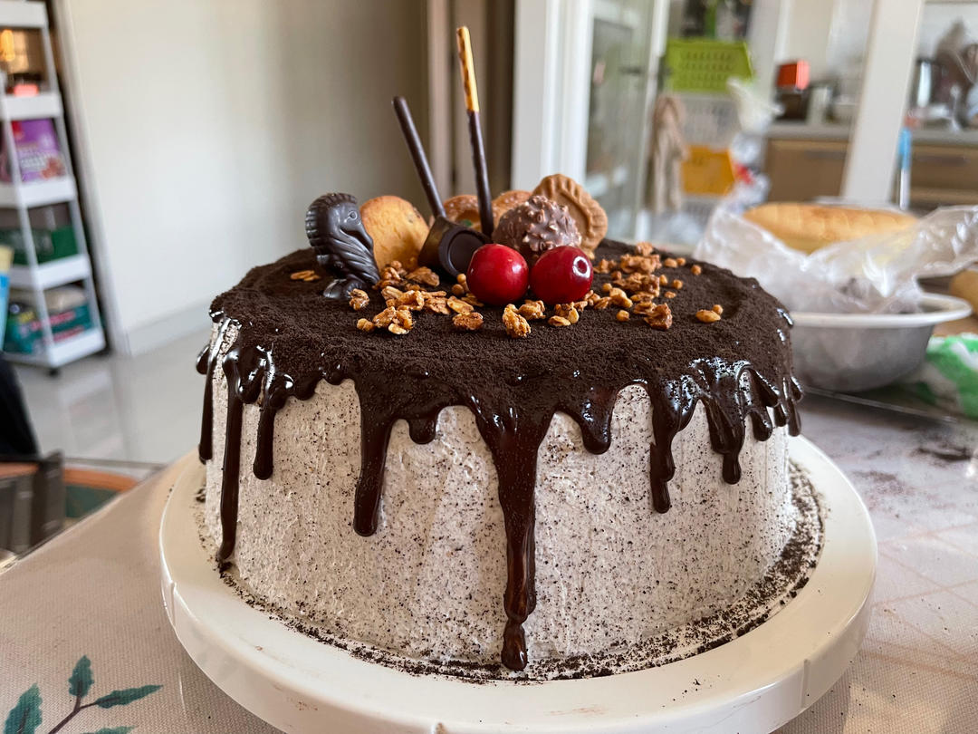 蛋糕淋面之一：甘那许淋面（详细解答淋面太稠的问题）