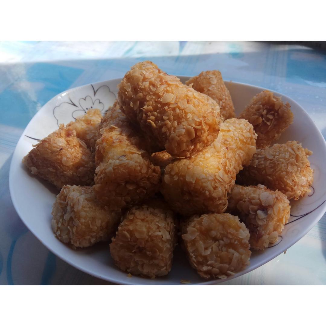 人人夸赞好吃燕麦香蕉卷