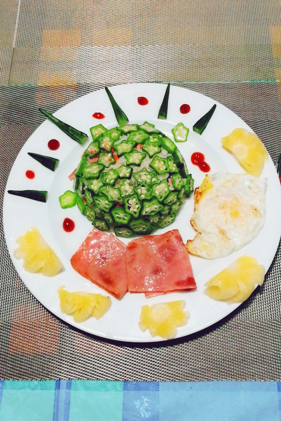 土豆泥秋葵