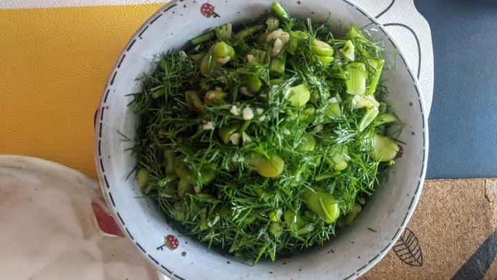 凉拌茴香蚕豆