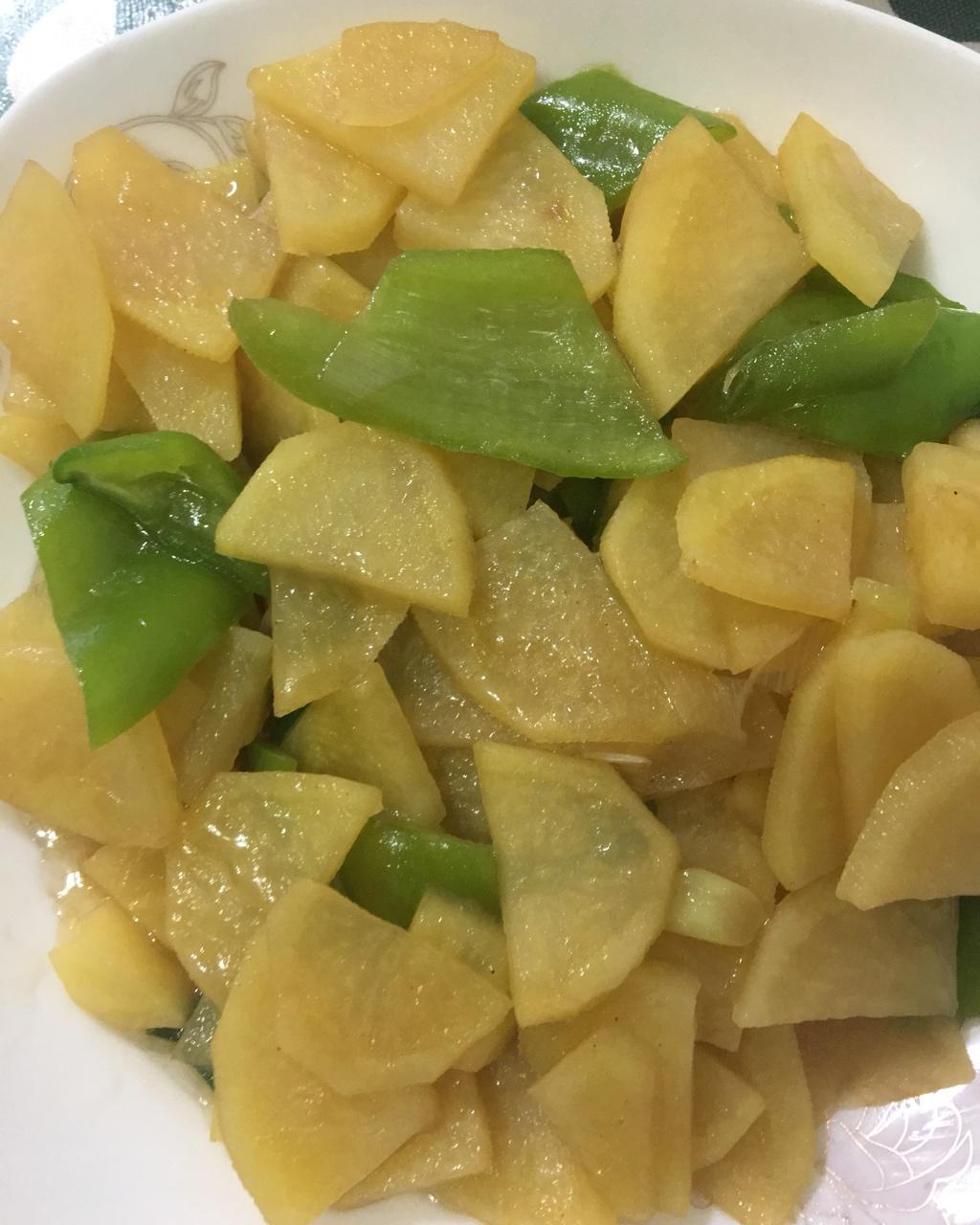 懒人版青椒土豆片