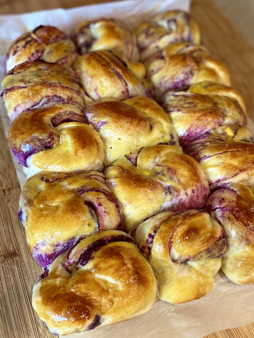 紫薯面包卷（紫薯小餐包）