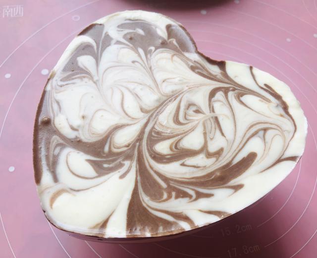 可可酸奶大理石慕斯的做法