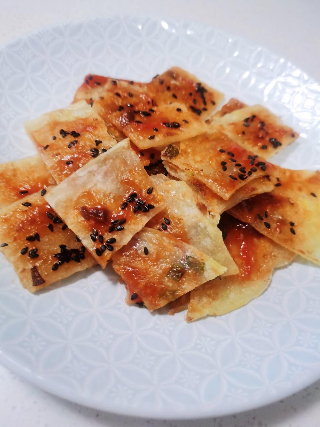 葱香四溢手抓饼