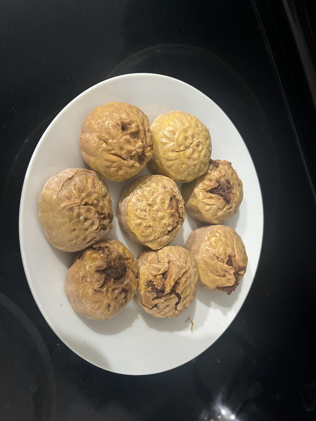 老式五仁月饼(全麦无油无糖)