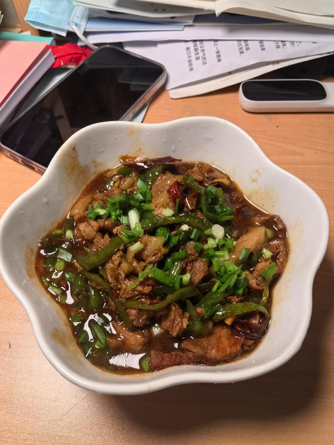 青椒炒肉丝