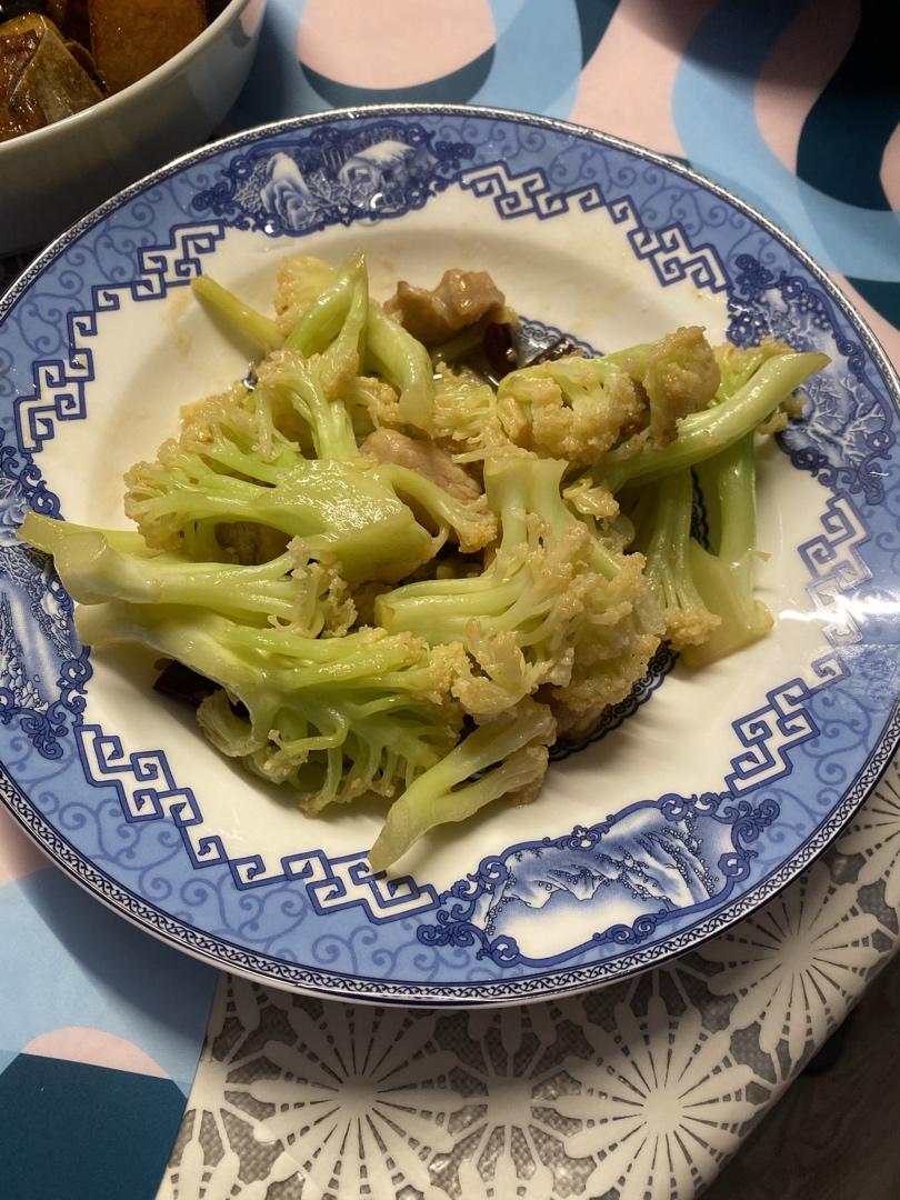 花菜炒肉片