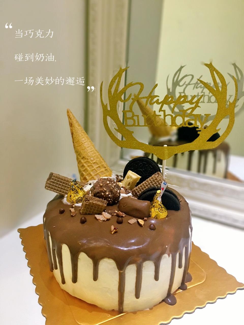 蛋糕淋面之一：甘那许淋面（详细解答淋面太稠的问题）