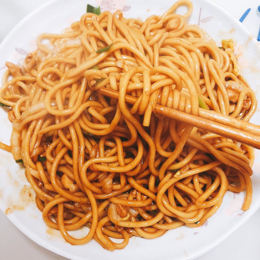 肉丝炒面