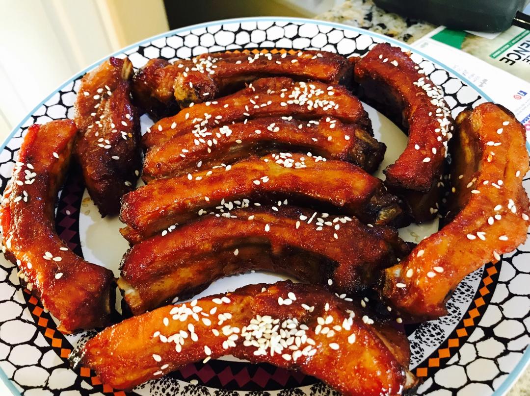 烤排骨 Roast Pork Ribs -yanyanfoodtube