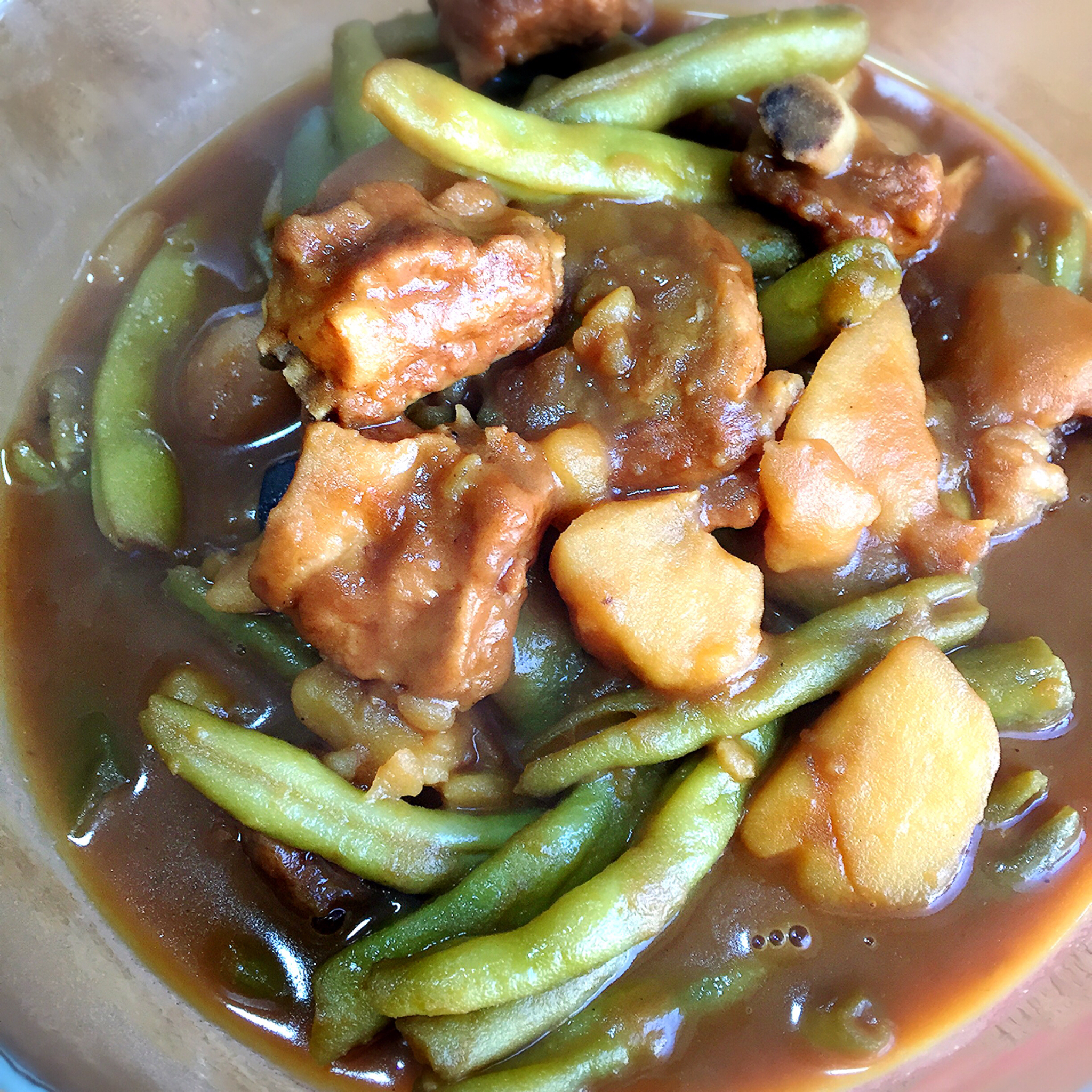 排骨土豆炖芸豆