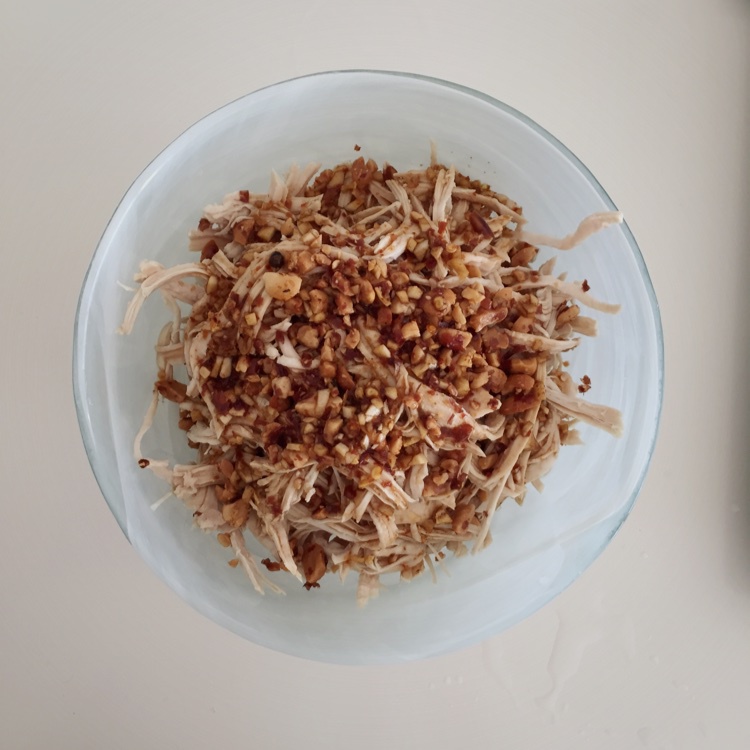 减脂健身｜凉拌手撕鸡丝（香辣&麻油版）