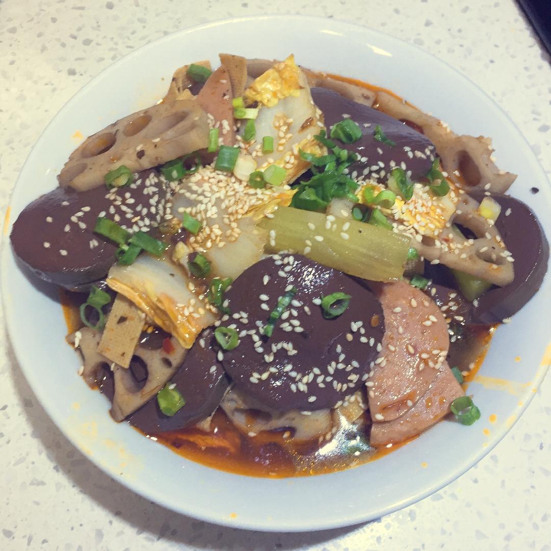 红油冒鸭血【食材包操作说明】