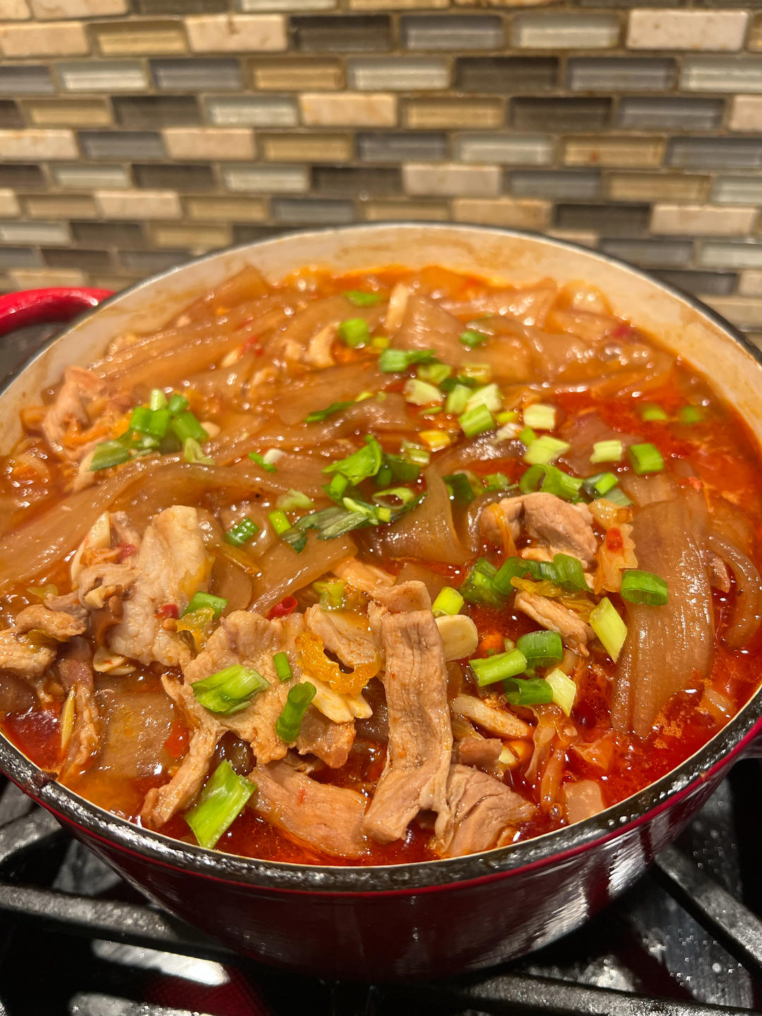 猪肉酸菜炖粉条（砂锅版）