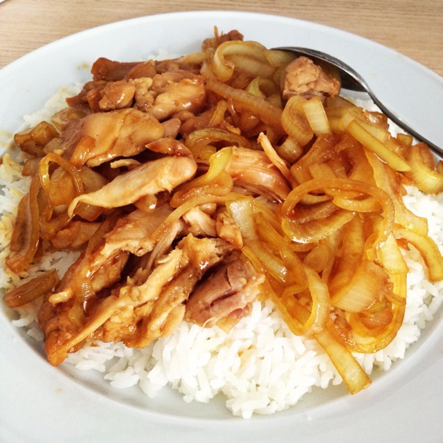 照烧鸡腿饭
