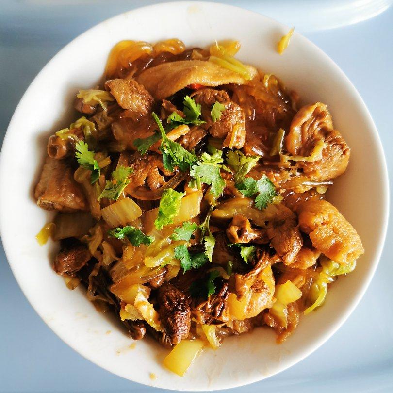 白菜排骨炖粉条