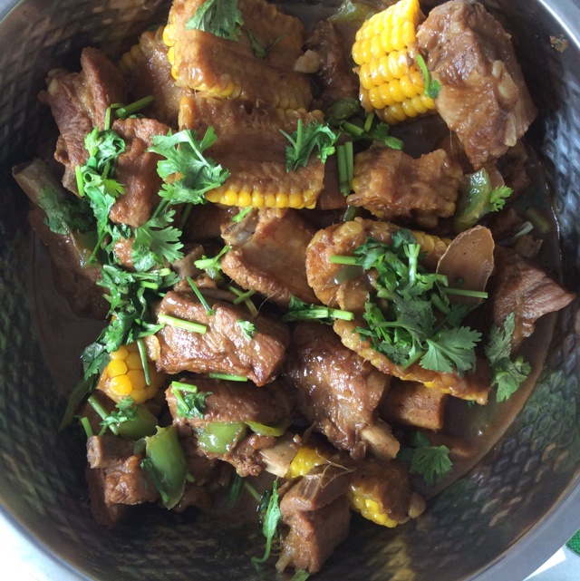 酱烧玉米排骨